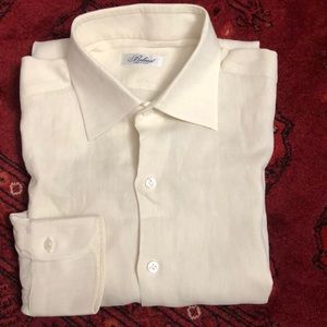 BELVEST LINEN SHIRT SIZE 38 ITALY 🇮🇹